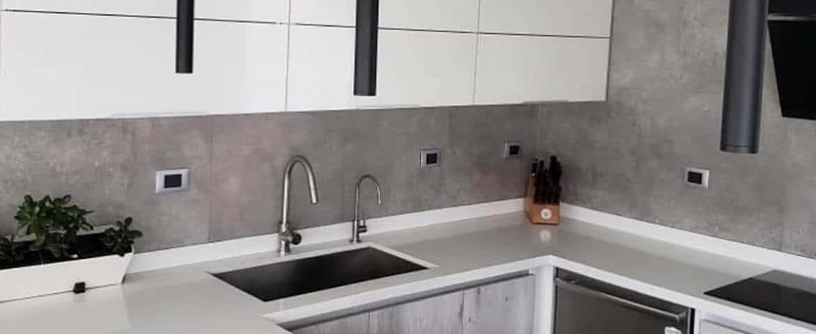 microcementos en cocinas
