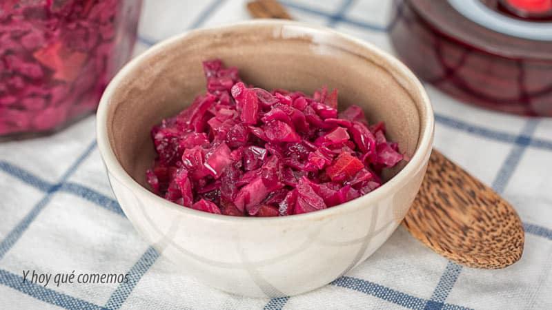 como hacer chucrut tradicional y de col morada paso a paso