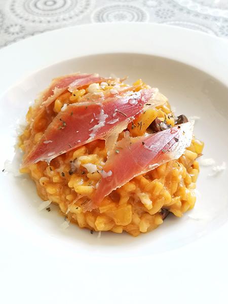 Risotto de jamón y chorizo ibéricos