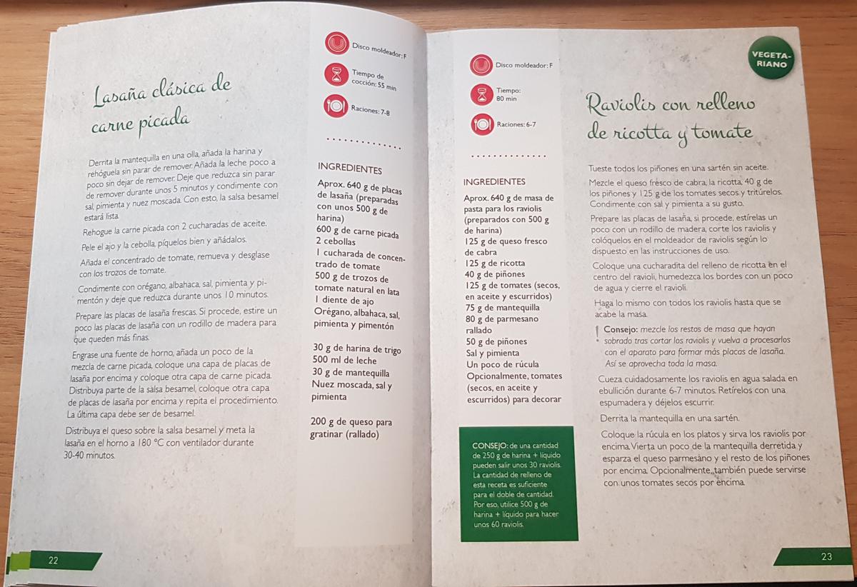 Manual maquina para pasta Silvercrest de Lidl. Patricienta Cook recetas de cocina.