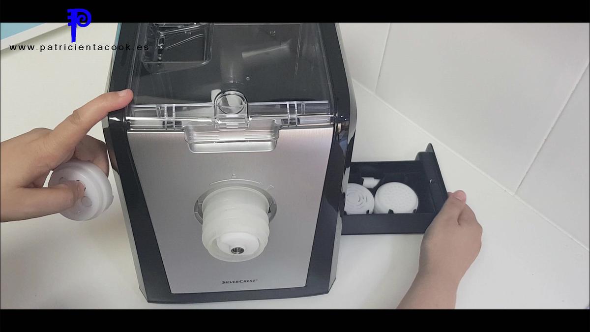 máquina para pasta Silvercrest de Lidl. Patricietna Cook