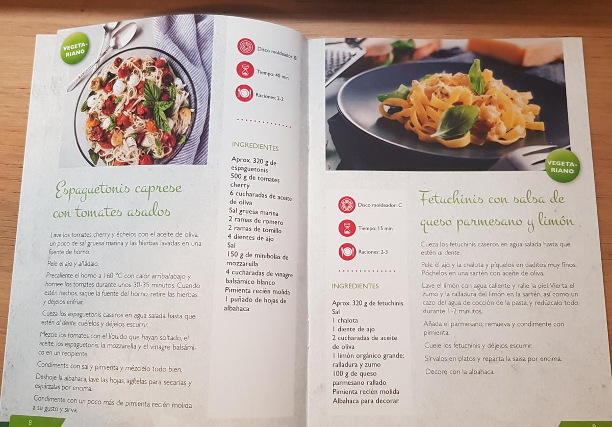 Manual maquina para pasta Silvercrest de Lidl. Patricienta Cook recetas de cocina.