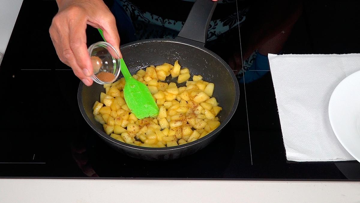 POSTRE FÁCIL CON MANZANA QUE QUERRÁS COMER SIEMPRE - Loli Domínguez - Foto 13