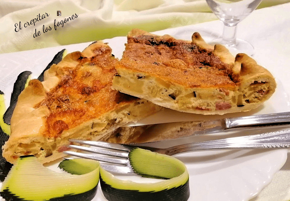 quiche de calabacín