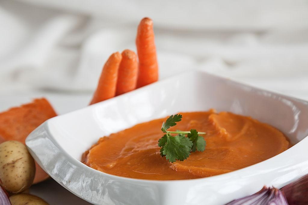 Puré de verduras con ternera