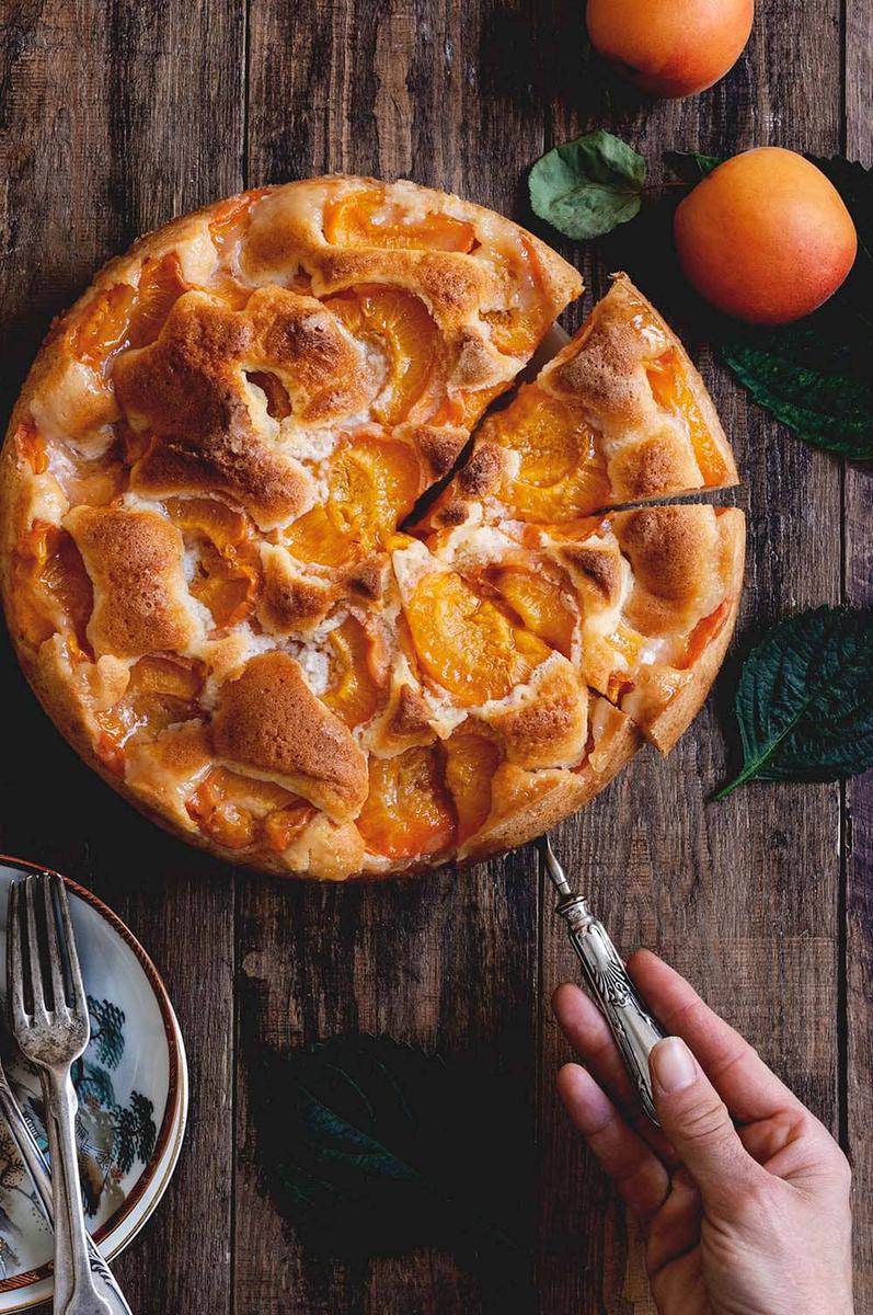 Bizcocho de albaricoque