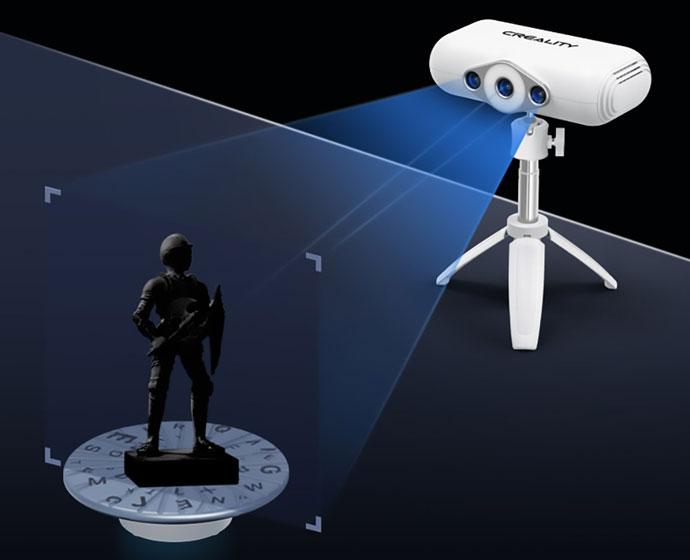 Creality CR-Scan Lizard - Escaneado de objetos oscuros