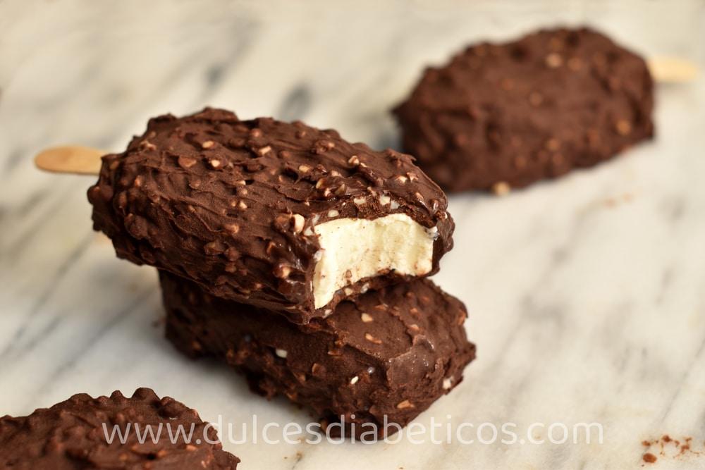 Helado almendrado casero sin azucar