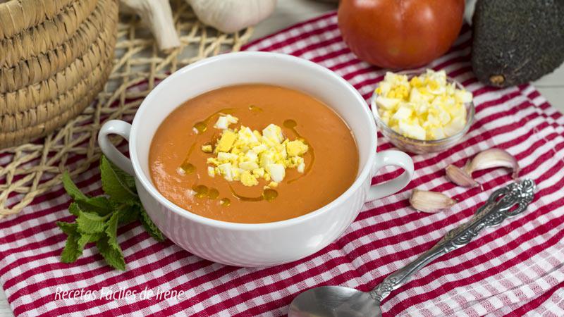 receta de salmorejo sin pan