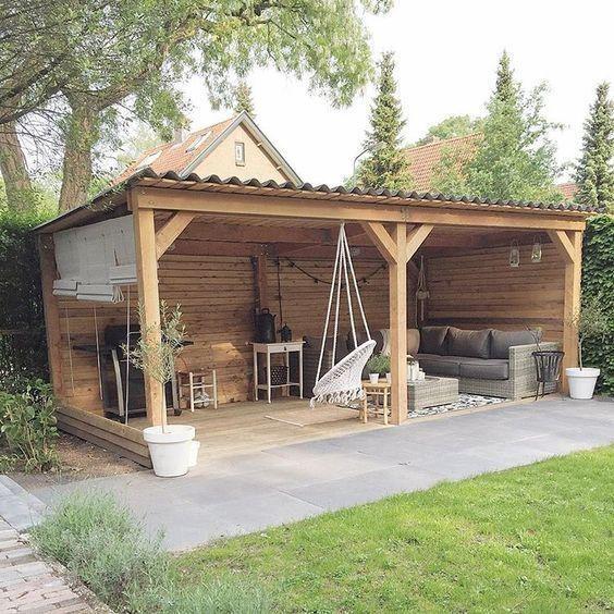Bellas casas de madera para el campo