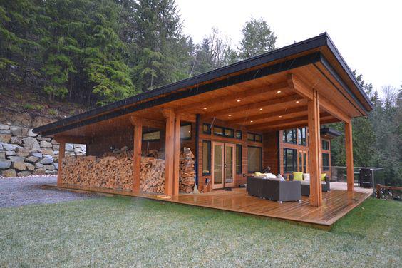 Planos para casas de madera en el campo