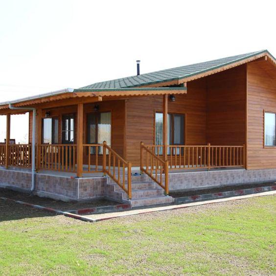 Bellas casas de madera para el campo