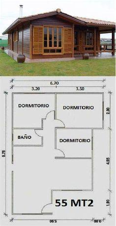 Planos para casas de madera en el campo