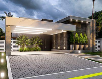 Planos de casas modernas con cochera