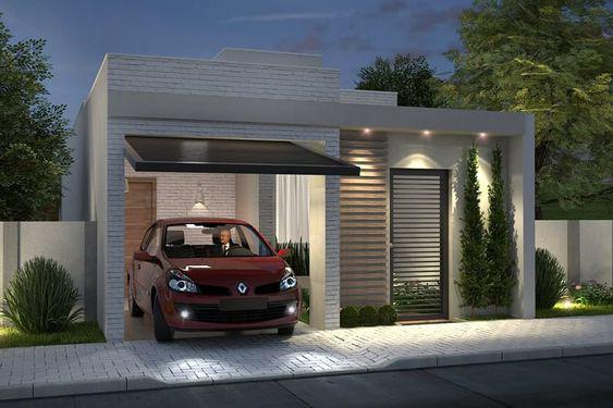 Casas pequeñas con cochera