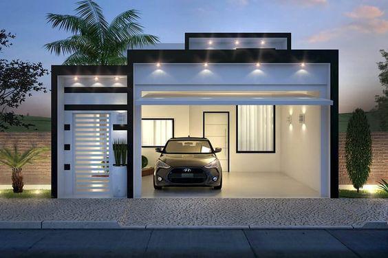 Casas pequeñas con cochera