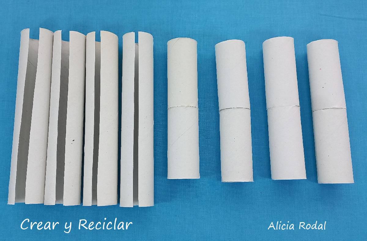 En este tutorial te enseño 3 ideas diferentes que puedes hacer con el tubo o rollo de cartón del papel de cocina y baño, y con retazos o trozos de telas de ropa vieja. Estas simples ideas sirven para hacer cosas prácticas y útiles como estos preciosos organizadores.