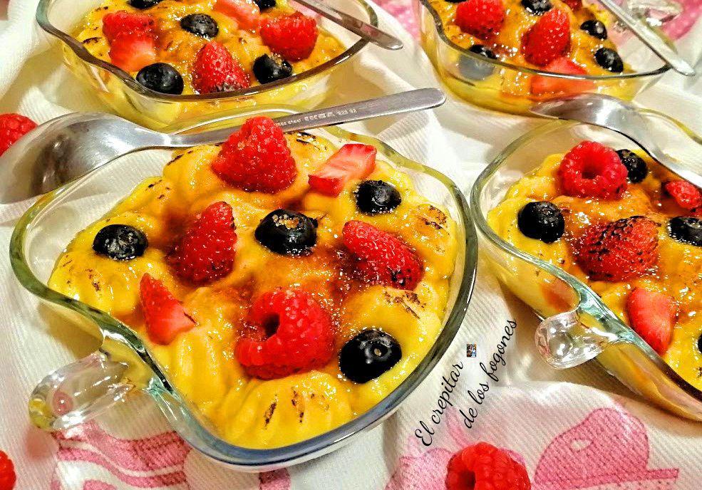gratinado de frutos rojos