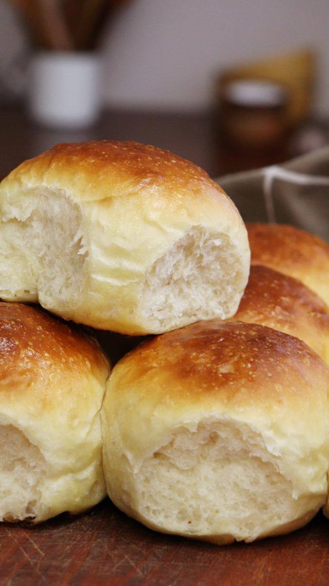 pan de papa casero hamburguesa sandwich