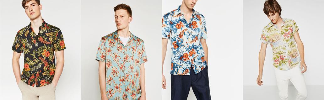 camisas de manga corta para hombre de zara