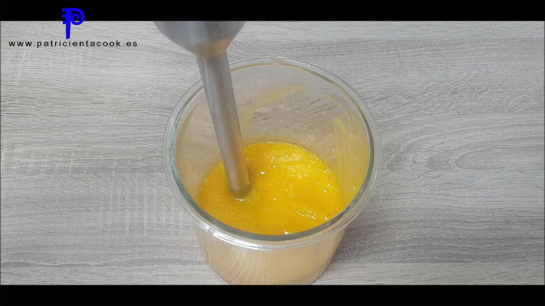 Helado de Mango con heladera eléctrica Silvercrest de Lidl. Patricienta Cook recetas