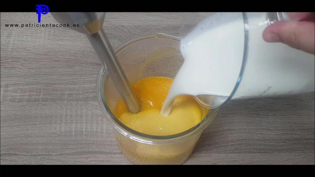 Helado de Mango con heladera eléctrica Silvercrest de Lidl. Patricienta Cook recetas