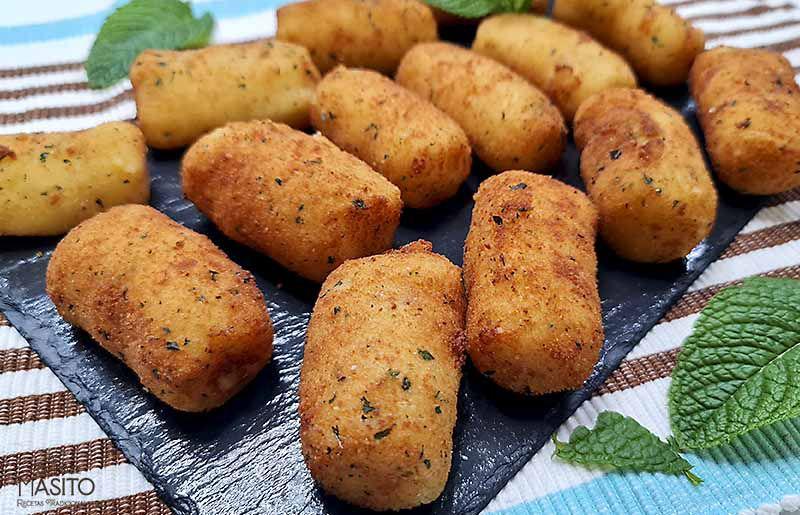 Croquetas de patatas y queso