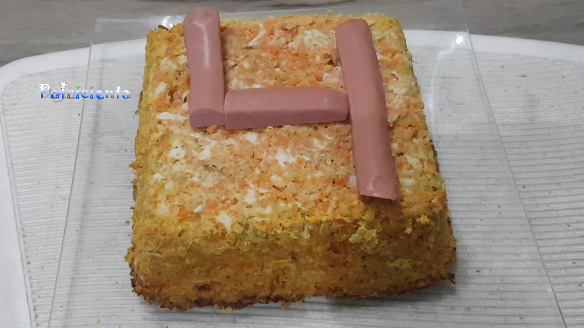 Tarta o pastel para perro en freidora de aire. Patricienta Cook