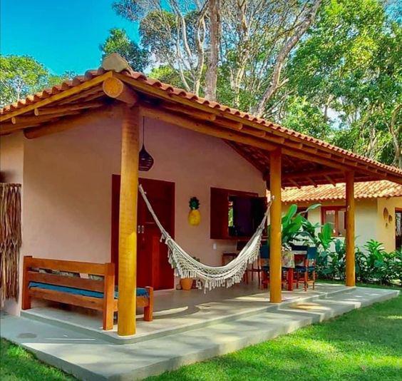 Materiales para casas de campo tipo cabaña