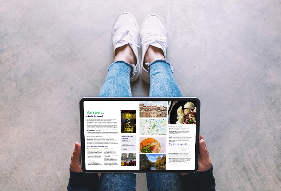 Guía de viaje vegana para trotamundos intrépidos & responsables