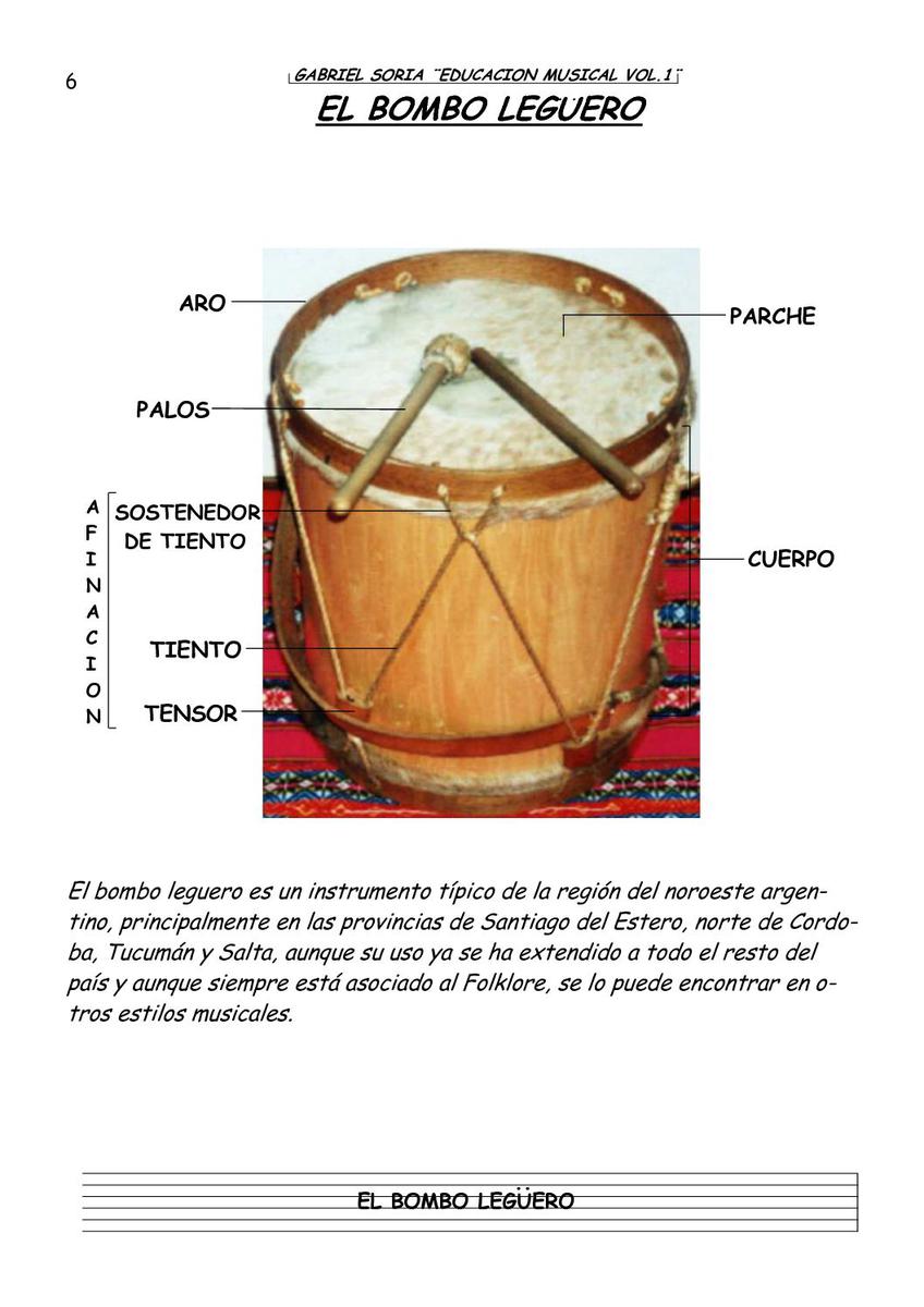 dibujo de la tambora