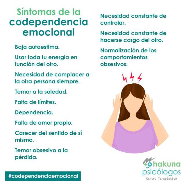 Síntomas de la codependencia emocional