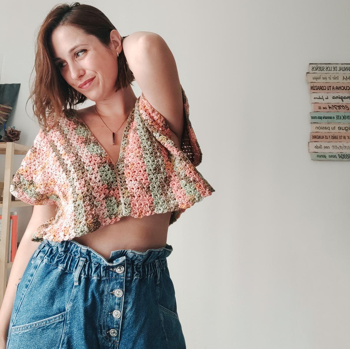 Top sencillo a crochet