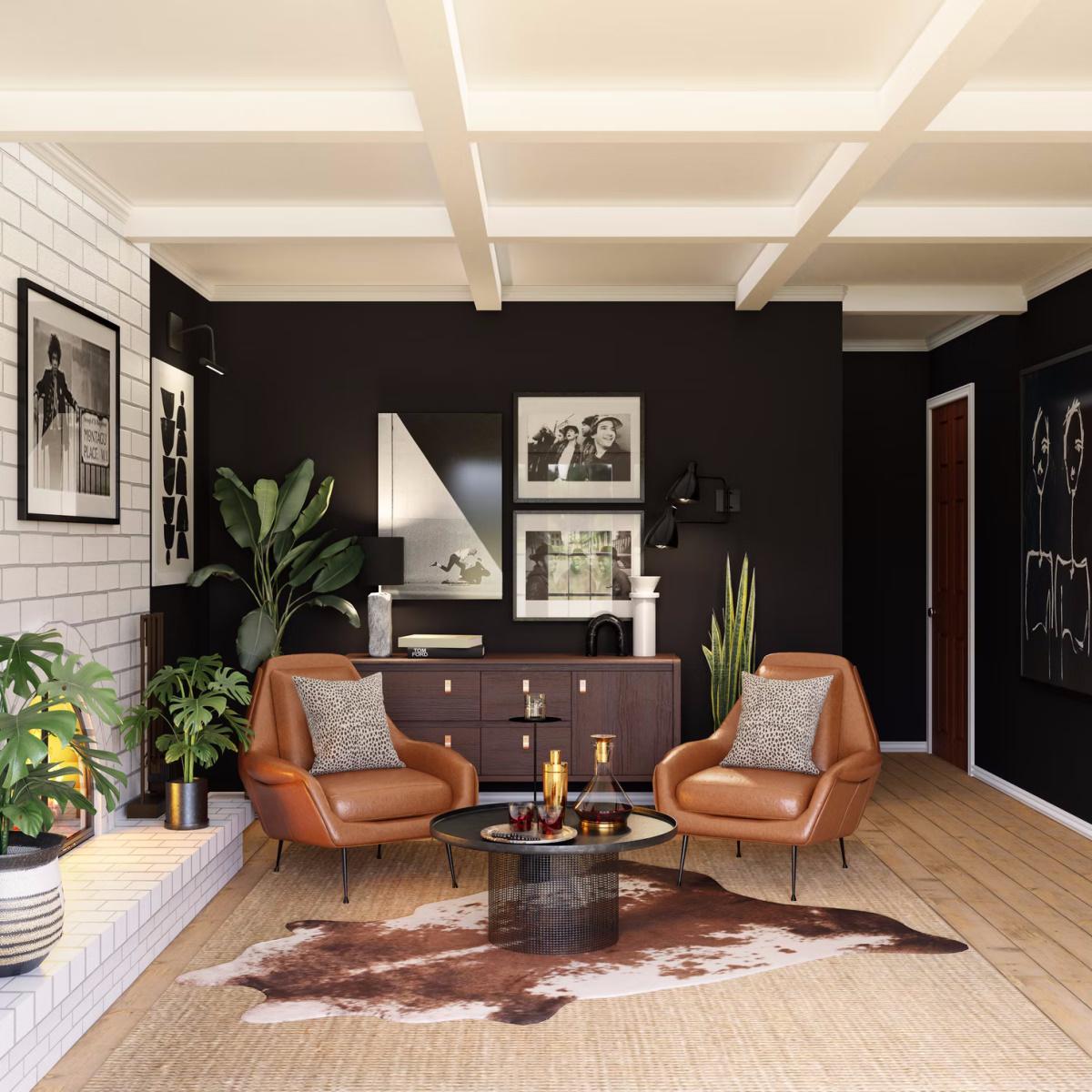 Aprovecha el glamour del color negro en la decoración sin fallar con 5 fáciles trucos 2