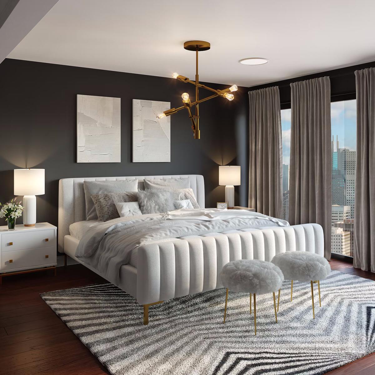 Aprovecha el glamour del color negro en la decoración sin fallar con 5 fáciles trucos 3