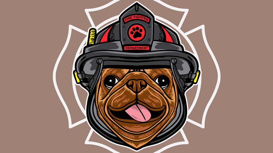 Juan, el perro bombero - Cuentos infantiles cortos de animales