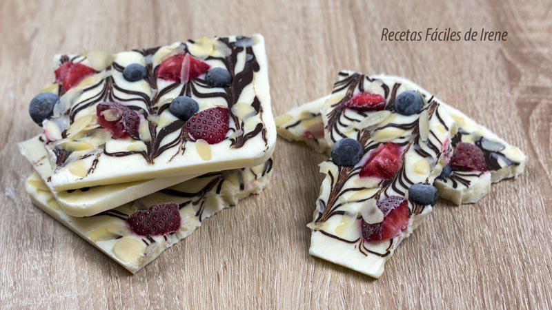 helado de yogur en tableta fácil y rápido