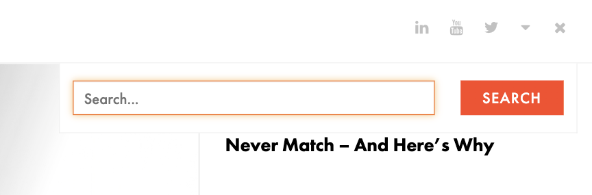 cuadro de búsqueda en el sitio example_SEJ captura de pantalla
