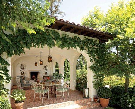 Modelos de interiores y exteriores de casas de campo