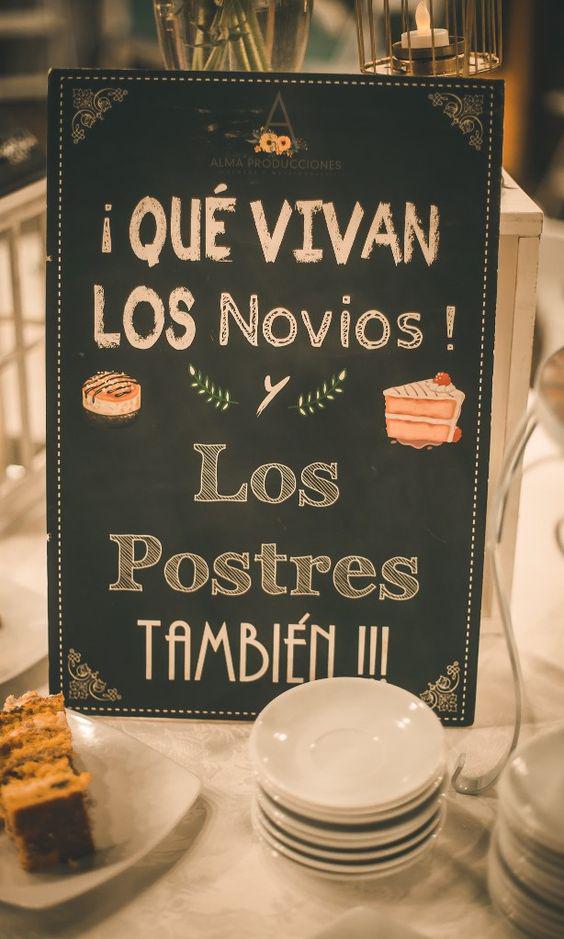 Señalamientos para bodas