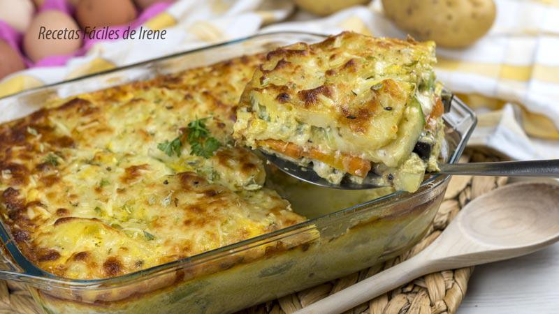 receta de pastel de verduras facil al horno