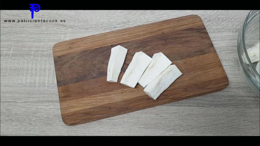 Yuca en freidora de aire sin cocer. Patricienta Cook.