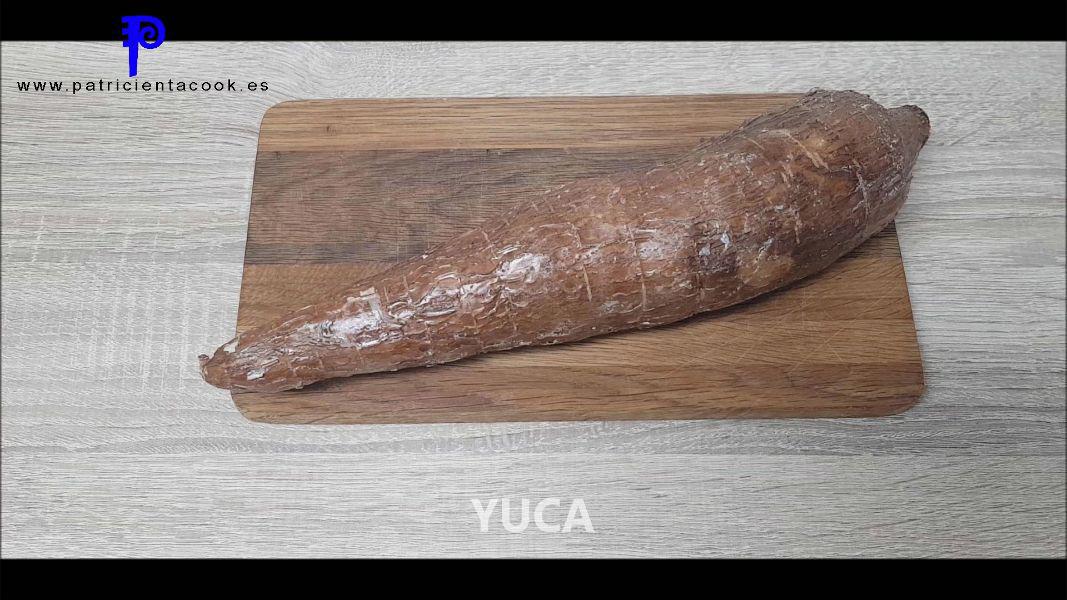 Yuca en freidora de aire sin cocer. Patricienta Cook.