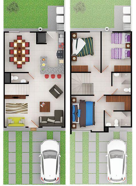 Casas modernas con cochera