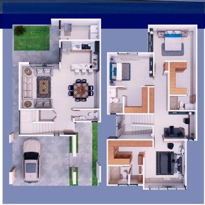 Distribución ideal de una casa moderna