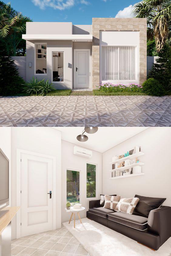 Planos de casas de un piso modernas