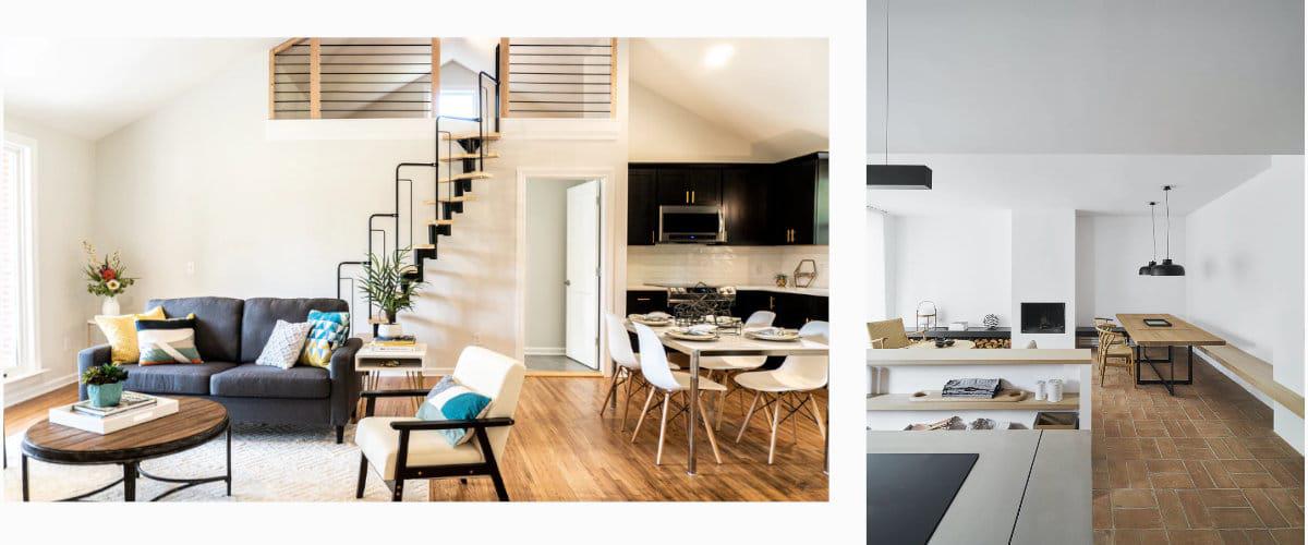 Delimita los diferentes ambientes