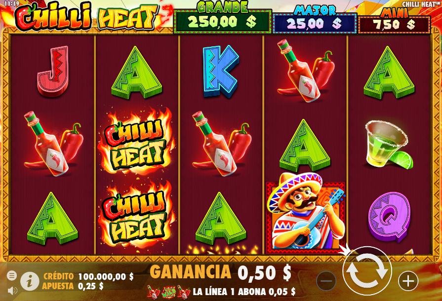 Tragamonedas gratis Chilli Heat