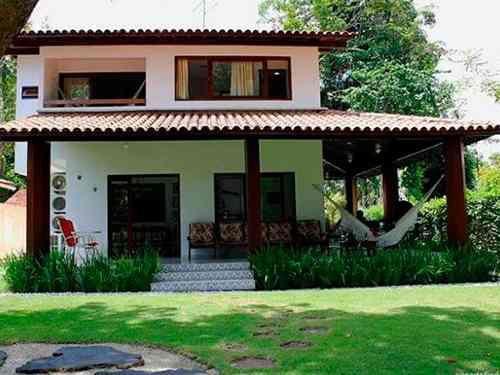 Diseños de casas de campo en el color natural de sus materiales