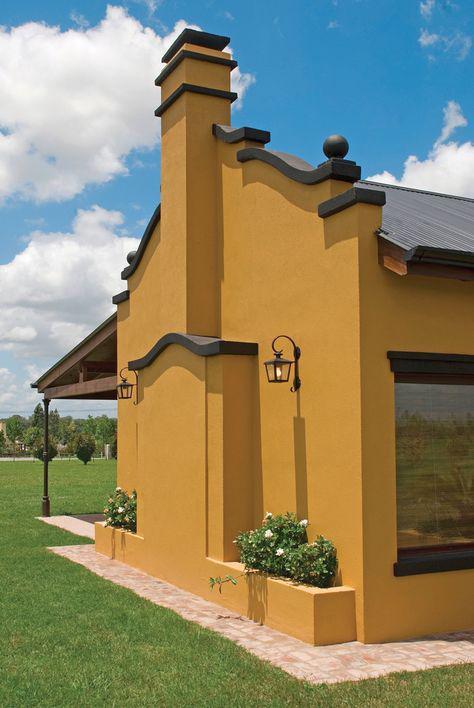 Casas de campo color café